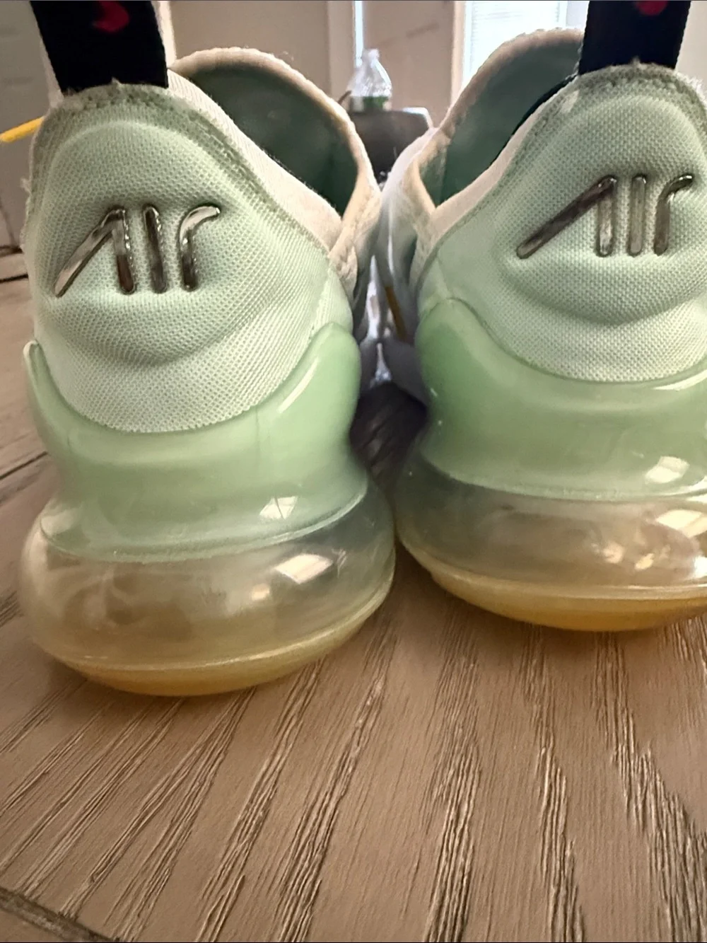 Nike Kids White & Teal Athletic Sneakers
